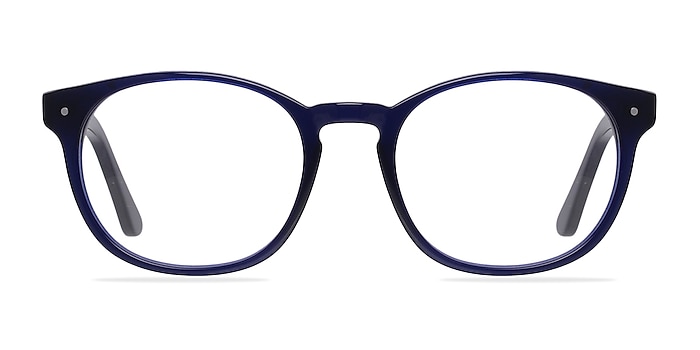 Midnight Navy Acetate Eyeglass Frames from EyeBuyDirect