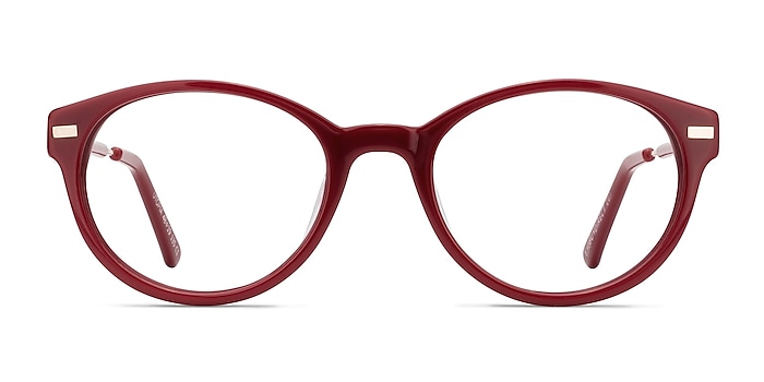 Utopia Red Acetate Eyeglass Frames from EyeBuyDirect