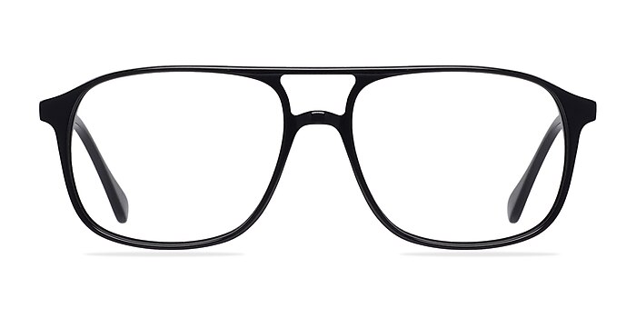 Oblivion Black Acetate Eyeglass Frames from EyeBuyDirect