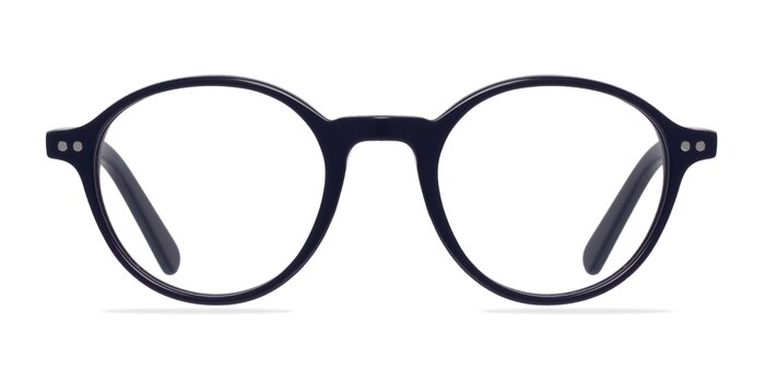 Mellow Navy Acetate Eyeglass Frames from EyeBuyDirect
