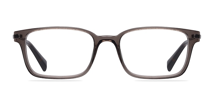 Dreamer Clear/Gray Acetate-metal Montures de lunettes de vue d'EyeBuyDirect