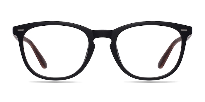 Yolo Black/Brown Plastique Montures de lunettes de vue d'EyeBuyDirect