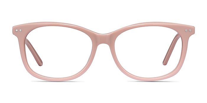 Brittany Pink Acetate Eyeglass Frames from EyeBuyDirect