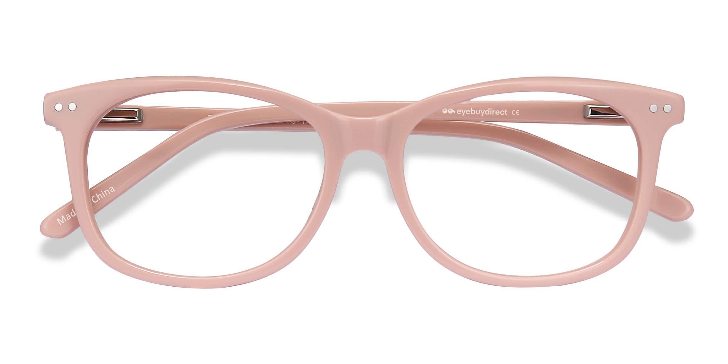 glasses pink frame