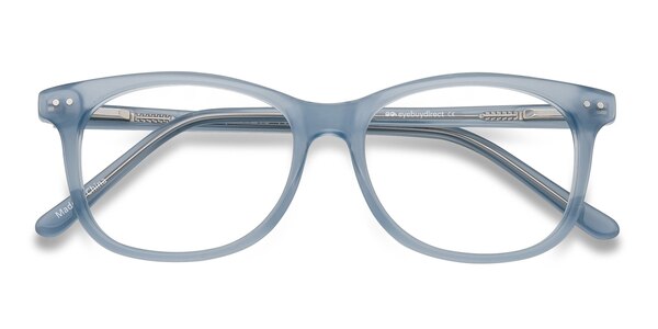 Brittany prescription eyeglasses (Clear Blue) - 15663 - Eyeglasses This shapely frame is made just that little bit mo sku 15663