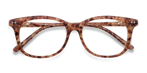 Brittany prescription eyeglasses (Brown/Floral)