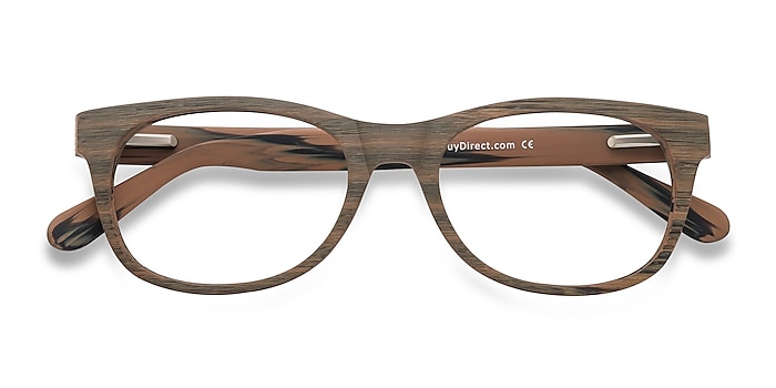 Brown/Striped Panama -  Acetate Eyeglasses