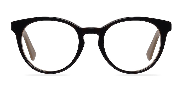 Stanford Brun Acétate Montures de lunettes de vue d'EyeBuyDirect