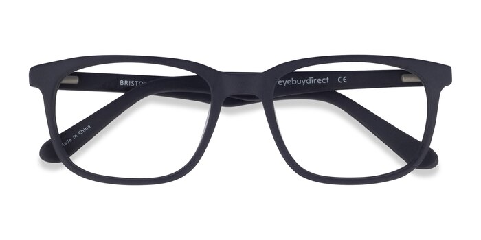 Matte Navy Bristol -  Geek Acetate Eyeglasses