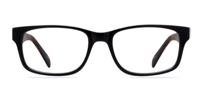 Casey Noir Acétate Montures de lunettes de vue d'EyeBuyDirect