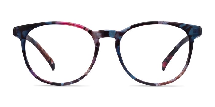 Chilling Pink/Floral Plastic Eyeglass Frames from EyeBuyDirect