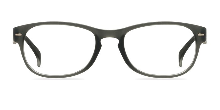 Echo Matte Gray Plastique Montures de lunettes de vue d'EyeBuyDirect