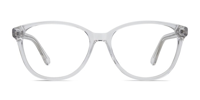 Hepburn Transparent Acétate Montures de lunettes de vue d'EyeBuyDirect