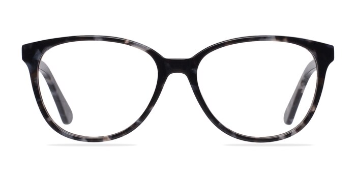 Hepburn Gray/Floral Acétate Montures de lunettes de vue d'EyeBuyDirect