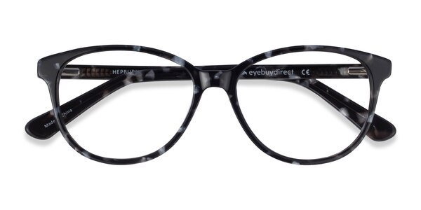 Hepburn prescription eyeglasses (Gray/Floral)