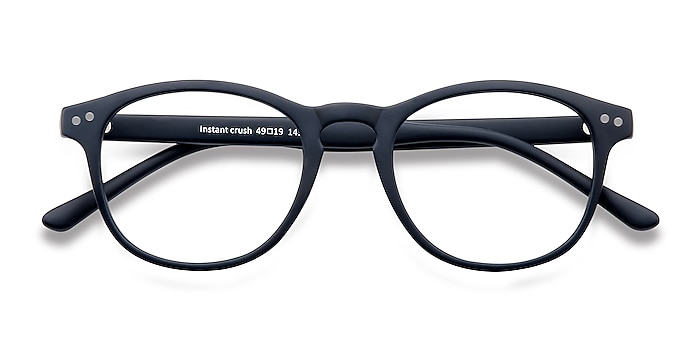 Matte Navy Instant Crush -  Lightweight Plastic Eyeglasses