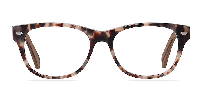 Amber Ivory/Tortoise Acétate Montures de lunettes de vue d'EyeBuyDirect