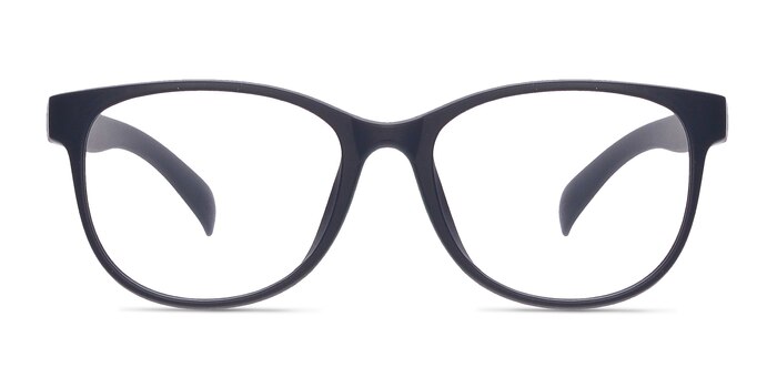 Warren Matte Navy Plastic Eyeglass Frames from EyeBuyDirect