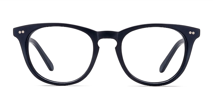 Providence Matte Navy Acétate Montures de lunettes de vue d'EyeBuyDirect
