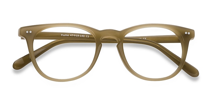 Taupe Flume -  Classic Acetate Eyeglasses