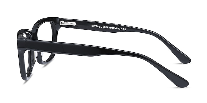 Little John Black Acetate Eyeglass Frames from EyeBuyDirect