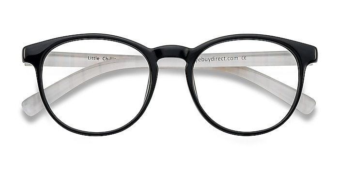 Clear/Black Little Chilling -  Classic Plastic Eyeglasses