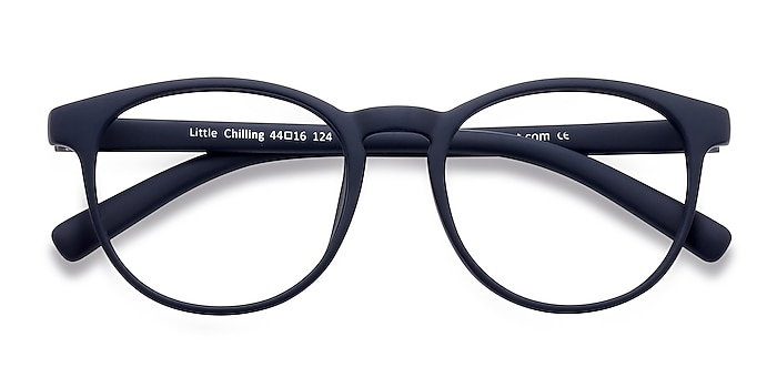Matte Navy Little Chilling -  Classic Plastic Eyeglasses