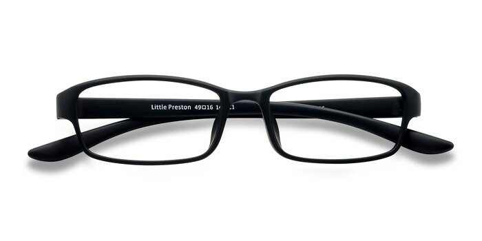 Black Little Preston -  Lightweight Plastic Eyeglasses