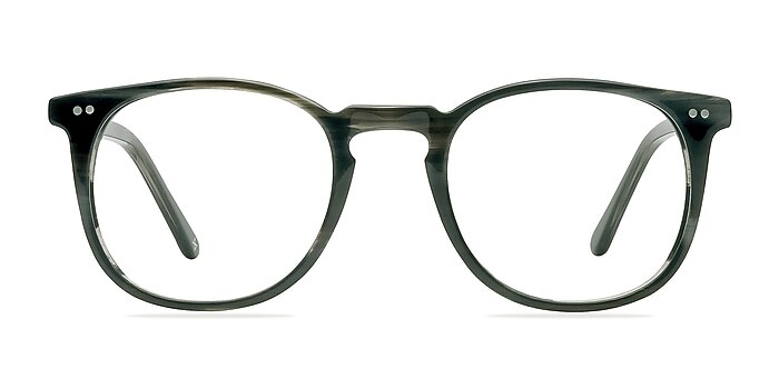 Shade Striped Granite Acetate Eyeglass Frames from EyeBuyDirect