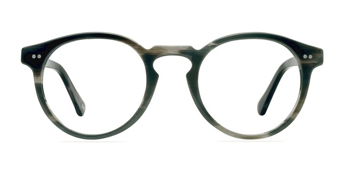 Theory Striped Granite Acétate Montures de lunettes de vue d'EyeBuyDirect