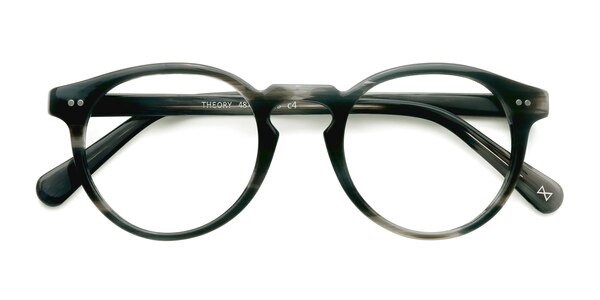 Theory prescription eyeglasses (Striped Granite)