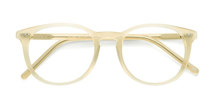 Frosted Vanilla Aura -  Geek Acetate Eyeglasses
