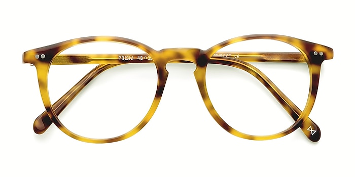 Blonde Tortoise Prism -  Designer Acetate Eyeglasses