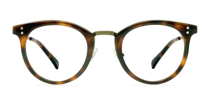 Nostalgia Caramel Acetate-metal Eyeglass Frames from EyeBuyDirect