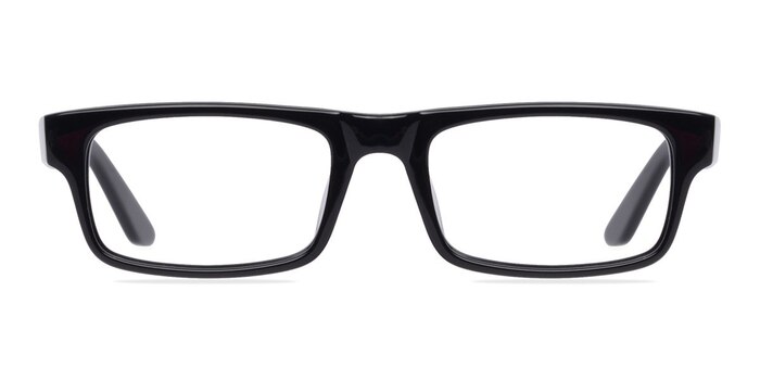 Regard Noir Acétate Montures de lunettes de vue d'EyeBuyDirect