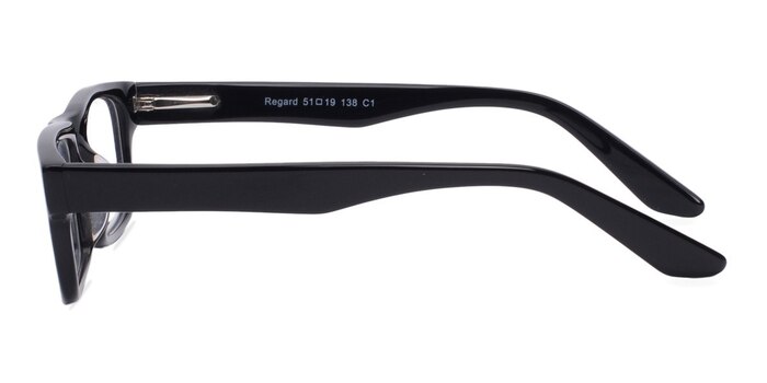 Regard Noir Acétate Montures de lunettes de vue d'EyeBuyDirect