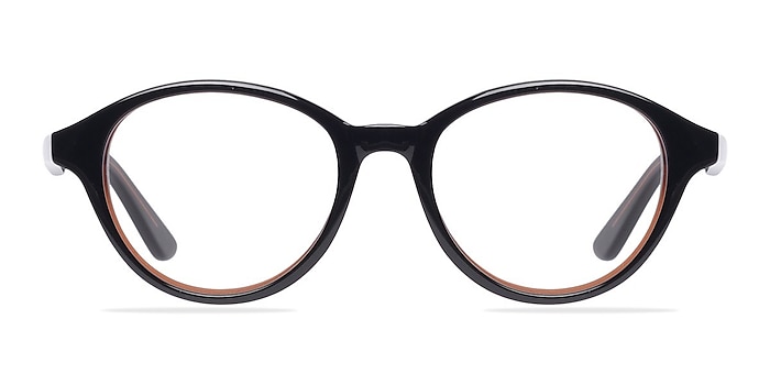 amuse Brown Acetate Eyeglass Frames from EyeBuyDirect