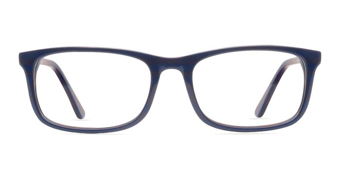 Merry Navy Acetate Eyeglass Frames from EyeBuyDirect