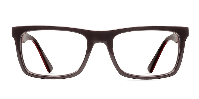 Plum Coffee Acetate Eyeglass Frames from EyeBuyDirect