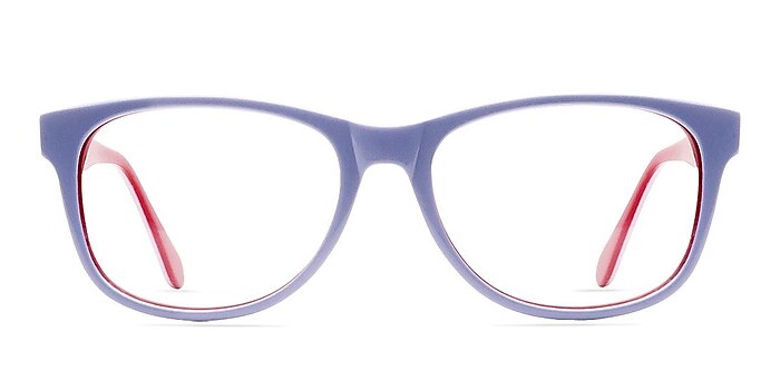 Lucky Light blue Acetate Eyeglass Frames from EyeBuyDirect