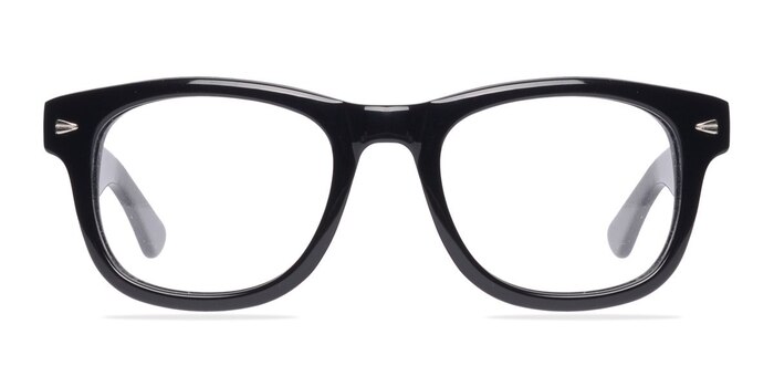 Blush Black Acetate Eyeglass Frames from EyeBuyDirect