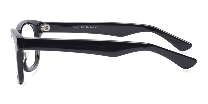 Blush Noir Acétate Montures de lunettes de vue d'EyeBuyDirect