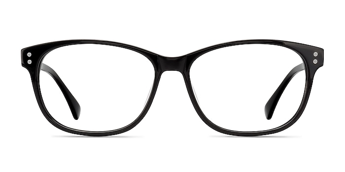 Delight Noir Acétate Montures de lunettes de vue d'EyeBuyDirect
