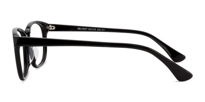 Delight Noir Acétate Montures de lunettes de vue d'EyeBuyDirect
