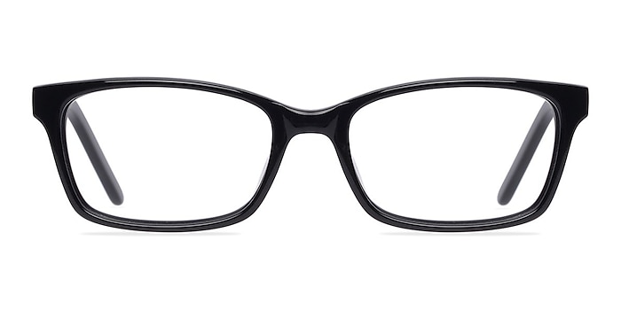 Velvet Black Acetate Eyeglass Frames from EyeBuyDirect