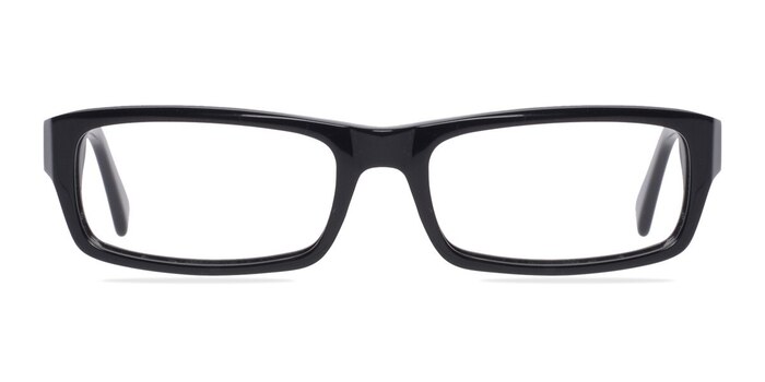 Croton Noir Acétate Montures de lunettes de vue d'EyeBuyDirect