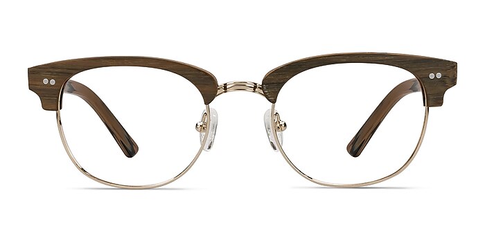 Concorde Brown/Golden Acetate-metal Eyeglass Frames from EyeBuyDirect