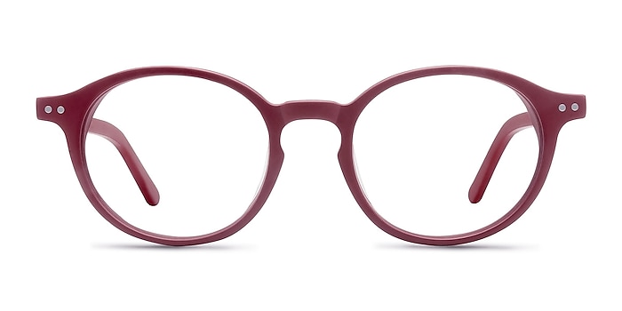 Sophie Pink Acetate Eyeglass Frames from EyeBuyDirect
