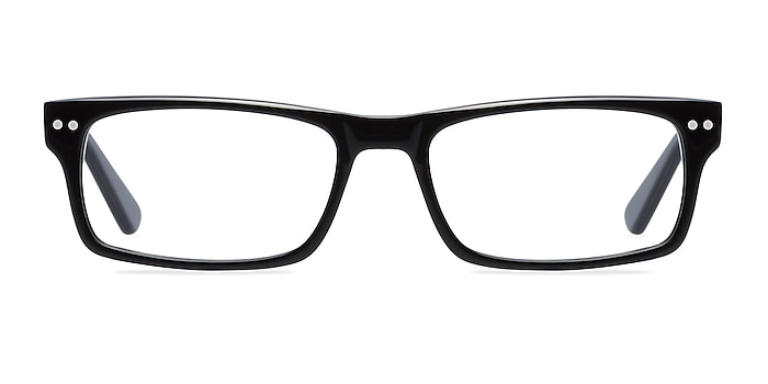 Vancouver Black Acetate Eyeglass Frames from EyeBuyDirect