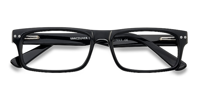 Black Vancouver -  Acetate Eyeglasses